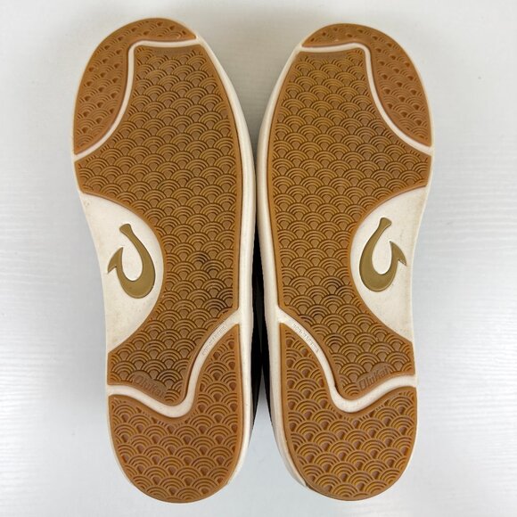 EUC Olukai Lae'ahi Lauhala woven Leather Slip On Shoes - Picture 11 of 12